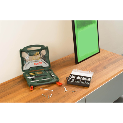 Artikelbild 6 für BOSCH Bohrer- und Bit-Set X-Line 50Ti plus 173-teilig Fixier-Set, 223-teilig, Artikelnummer 208369