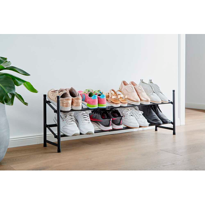 Artikelbild 7 für LOVE !T STORE !T Teleskop-Schuhregal LOFT schwarz 62,0 - 116,0 x 23,0 x 36,0 cm, 1 St., Artikelnummer 740489