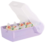 Artikelbild 1 für HAN CROCO Karteikasten DIN A7 für 900 Karteikarten lila-transparent mit Deckel, Artikelnummer 372837