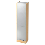 Artikelbild 1 für HAMMERBACHER Akandia Rollladenschrank ahorn, silber 4 Fachböden 50,0 x 40,0 x 200,4 cm, Artikelnummer 672105