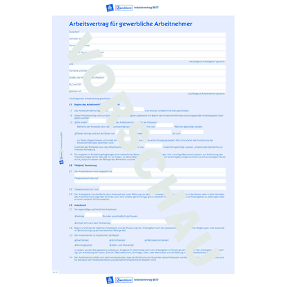 Artikelbild 2 für AVERY Zweckform 2877 Arbeitsverträge, 5 St., Artikelnummer 896170