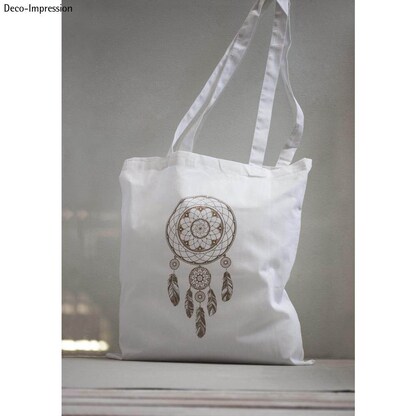 Artikelbild 2 für Rayher Siebdruckschablone Traumfänger grau, Artikelnummer 122517