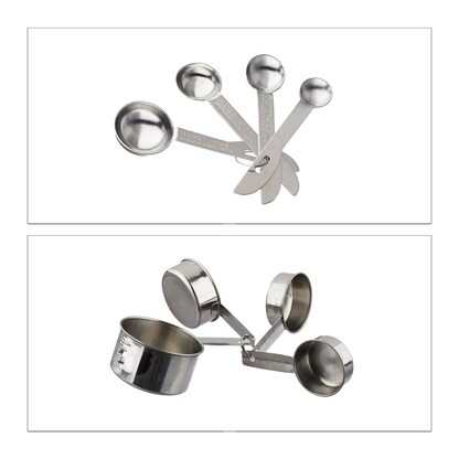 Artikelbild 3 für relaxdays Schüssel-Set silber 18-tlg., 1 Set, Artikelnummer 361417