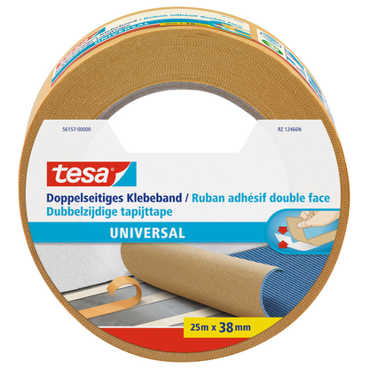 Artikelbild 2 für tesa universal 56157 doppelseitiges Klebeband 38,0 mm x 25,0 m, 1 Rolle, Artikelnummer 384093