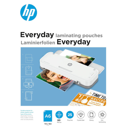 Artikelbild 2 für HP Everyday Laminierfolien glänzend für A6 80 micron, 25 St., Artikelnummer 425771