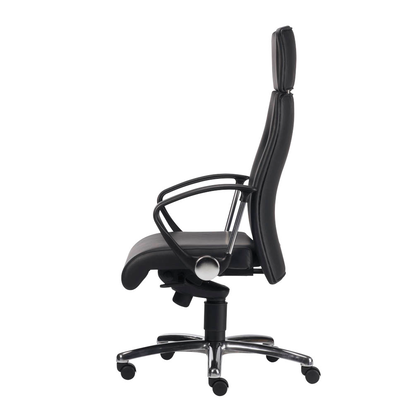 Artikelbild 2 für Nowy Styl Chefsessel Neo Leder schwarz, Gestell chrom, Artikelnummer 485973