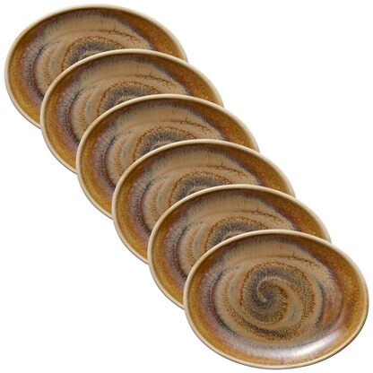 Artikelbild für HEART & SOUL Servierplatten Perfect Match Cumin hellbraun 25,0 x 19,0 cm, 6 St., Artikelnummer 108508