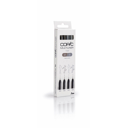 Artikelbild 2 für COPIC® Multiliner Fineliner farbsortiert 0.3 + 0.5 mm, 4 St., Artikelnummer 360943