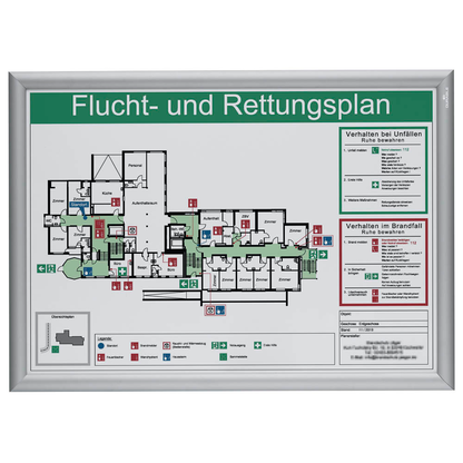 Artikelbild 5 für DURABLE Klapprahmen silber 48,0 x 65,0 cm, 1 St., Artikelnummer 574687