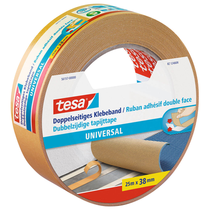 Artikelbild für tesa universal 56157 doppelseitiges Klebeband 38,0 mm x 25,0 m, 1 Rolle, Artikelnummer 384093