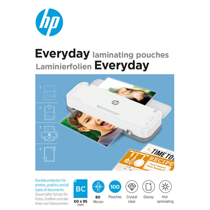 Artikelbild 2 für HP Everyday Laminierfolien glänzend für Visitenkartenformat 80 micron, 100 St., Artikelnummer 426017