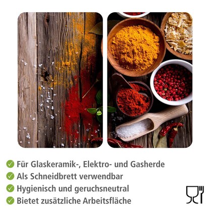 Artikelbild 3 für WENKO Herdabdeckplatten Gewürze bunt, 2 St., Artikelnummer 532343