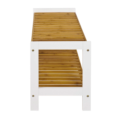 Artikelbild 4 für HAKU Möbel Schuhregal bambus, weiß 70,0 x 26,0 x 34,0 cm, 1 St., Artikelnummer 558641