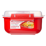 Artikelbild 1 für sistema® Mikrowellendose rot 525,0 ml, 1 St., Artikelnummer 593253