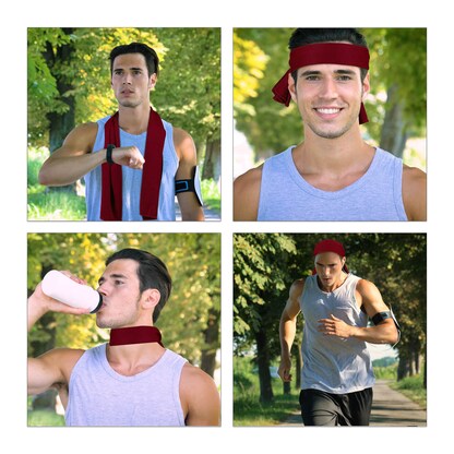 Artikelbild 8 für relaxdays Kühltücher 10027811_111 grau, 2 St., Artikelnummer 140808