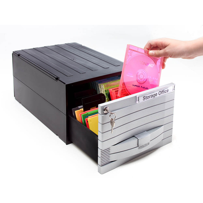 Artikelbild für EXPONENT CD-/DVD-Box schwarz, 1 St., Artikelnummer 236057