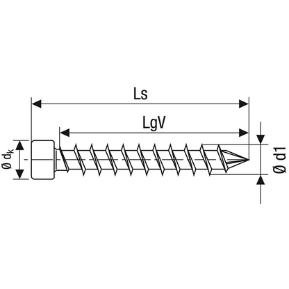 Artikelbild 4 für SPAX® Holzbauschrauben T40 Zylinderkopf WIROX 1221010802405 8 mm x 240 mm, 50 St., Artikelnummer 397756