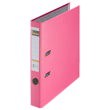 Artikelbild für bene No.1 Power Ordner rosa Kunststoff 5,2 cm DIN A4, 1 St., Artikelnummer 594836