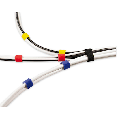Artikelbild 3 für LABEL THE CABLE Klettband ROLL STRAPS farbsortiert 1,0 m x 1,6 cm, 4 St., Artikelnummer 361121