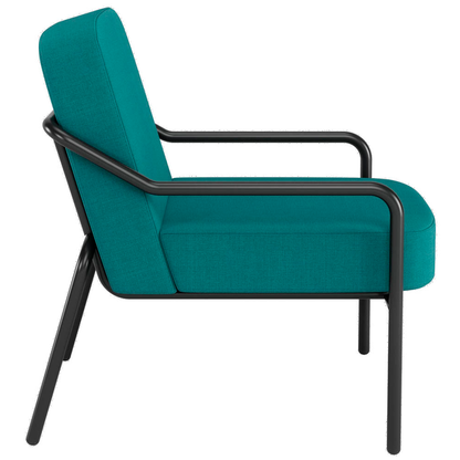 Artikelbild 2 für medso powered by PAPERFLOW Sessel MEDSO M Rund blau schwarz Stoff 58,0 x 74,3 x 73,6 cm, 1 St., Artikelnummer 522092