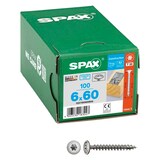 Artikelbild 1 für SPAX® Holzbauschrauben T30 Tellerkopf Edelstahl A2 0257000600605 6 mm x 60 mm, 100 St., Artikelnummer 396639