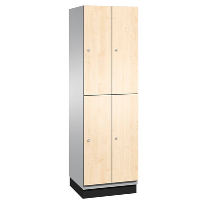 Artikelbild 2 für CP Spind Cambio lichtgrau, birke 45101-20 S10077, 4 Schließfächer 60,0 x 52,5 x 198,0 cm, Artikelnummer 172611