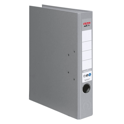 Artikelbild 2 für herlitz maX.file nature plus Ordner grau Karton 5,0 cm DIN A4, 1 St., Artikelnummer 474205
