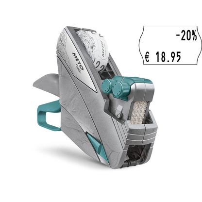 Artikelbild 2 für METO Classic M 2026 Preisauszeichner silber, Artikelnummer 856171