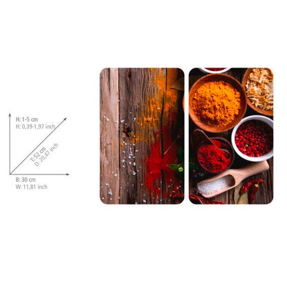Artikelbild 5 für WENKO Herdabdeckplatten Gewürze bunt, 2 St., Artikelnummer 532343