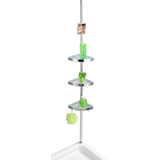 Artikelbild 1 für WENKO Teleskop-Duschregal Premium silber 27,5 x 20,0 x 70,0-260,0 cm, Artikelnummer 804413