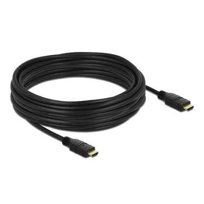 Artikelbild 2 für DeLOCK High Speed HDMI Ethernet Kabel 4K 60 Hz HDR 10,0 m schwarz, 1 St., Artikelnummer 895001