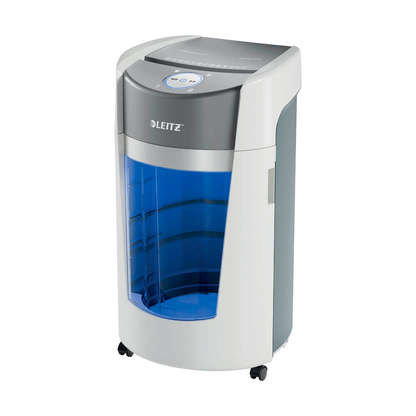 Artikelbild 16 für LEITZ IQ OptiMax Office 550 Aktenvernichter mit Partikelschnitt P-5, 2 x 15 mm, bis 10 Blatt, weiß, Artikelnummer 390167