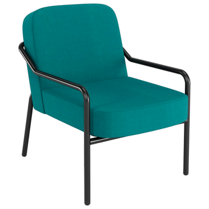 Artikelbild für medso powered by PAPERFLOW Sessel MEDSO M Rund blau schwarz Stoff 58,0 x 74,3 x 73,6 cm, 1 St., Artikelnummer 522092