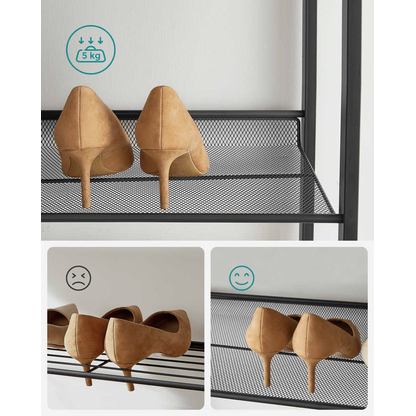 Artikelbild 7 für SONGMICS Schuhregal schwarz 92,5 x 30,7 x 223,0 cm, 1 St., Artikelnummer 760308