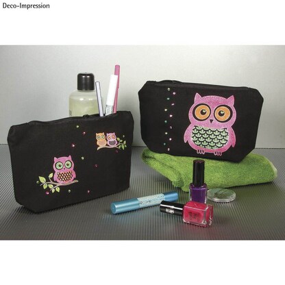 Artikelbild 2 für Rayher Siebdruckschablone Eulen grau, Artikelnummer 122624