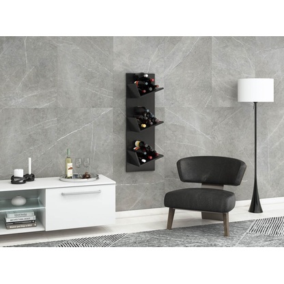 Artikelbild 4 für VCM my home Weinregal Vinosi schwarz 33,0 x 25,6 x 106,5 cm, 1 St., Artikelnummer 387557