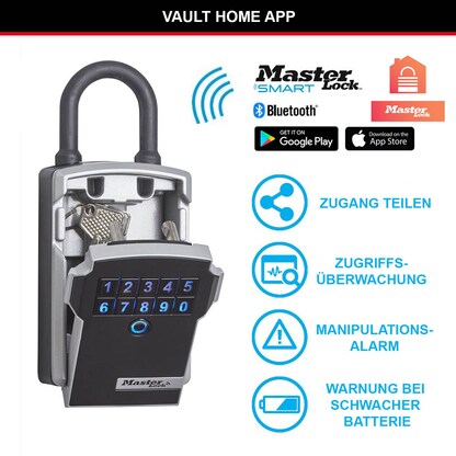 Artikelbild 5 für Master Lock® 5440EURD Schlüsseltresor silber, Zahlenschloss, 8,3 x 5,9 x 18,3 cm, 1 St., Artikelnummer 727653