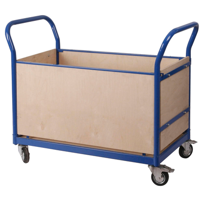 Artikelbild 2 für SZ Metall Transportwagen blau 100,0 x 50,0 x 90,0 cm bis 250,0 kg, Artikelnummer 117010