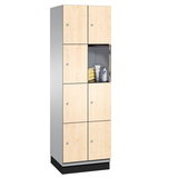 Artikelbild 1 für CP Spind Cambio lichtgrau, birke 45103-20 S10059, 8 Schließfächer 60,0 x 52,5 x 198,0 cm, Artikelnummer 172623