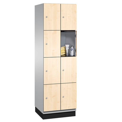Artikelbild für CP Spind Cambio lichtgrau, birke 45103-20 S10059, 8 Schließfächer 60,0 x 52,5 x 198,0 cm, Artikelnummer 172623