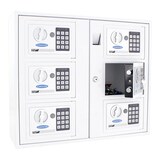Artikelbild 1 für ROTTNER Keysystem 6 Schlüsseltresor weiß, Elektronik- und Standardschloss, 53,5 x 17,0 x 46,5 cm, 1 St., Artikelnummer 830087