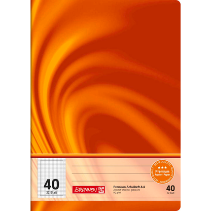 Artikelbild 2 für BRUNNEN Schulheft Vivendi Lineatur 40 kariert DIN A4 Rand rundum, 32 Blatt, 1 St., Artikelnummer 369346