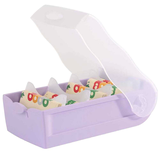 Artikelbild 1 für HAN CROCO Karteikasten DIN A8 für 500 Karteikarten pastelllila-transparent mit Deckel, Artikelnummer 372858