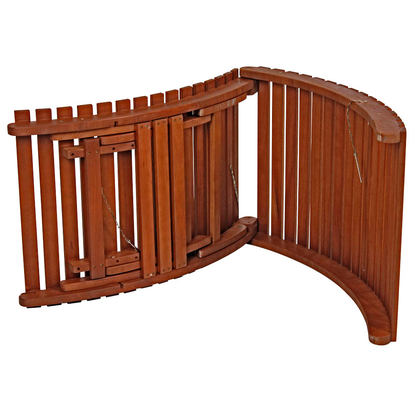 Artikelbild 4 für Garden Pleasure Sonnenliege Nassau braun Holz, Artikelnummer 129268