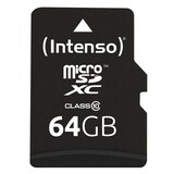 Artikelbild 1 für Intenso Speicherkarte microSDXC-Card Class 10, 64 GB, 1 St., Artikelnummer 325845