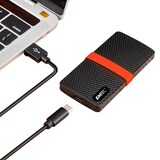 Artikelbild 1 für EMTEC Power Plus X200 1 TB externe SSD-Festplatte schwarz, rot, Artikelnummer 264113