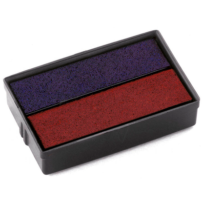 Artikelbild 2 für COLOP Ersatzstempelkissen E/10/2 blau/rot 2,9 x 1,8 cm, 2 St., Artikelnummer 636383