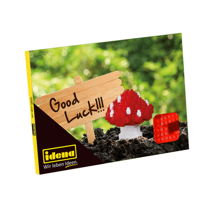 Artikelbild 2 für Idena 40156 Postkarte Glückspilz Mini- Bausteine, Artikelnummer 193076