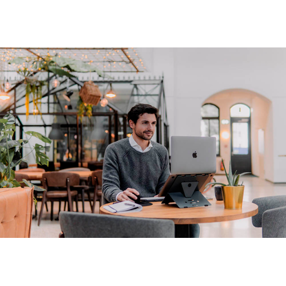 Artikelbild 2 für BAKKER ELKHUIZEN Laptop-Ständer Ergo-Q 160 grau, schwarz, Artikelnummer 472387