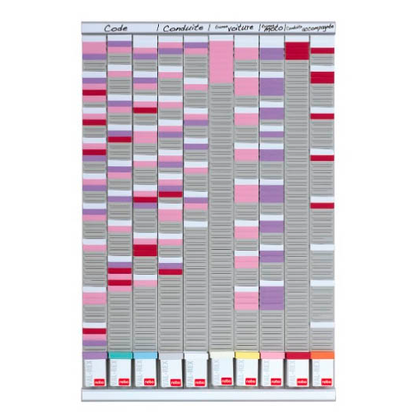 Artikelbild für nobo Stecktafel 64,5 x 96,0 cm 10 Spalten, Artikelnummer 669529